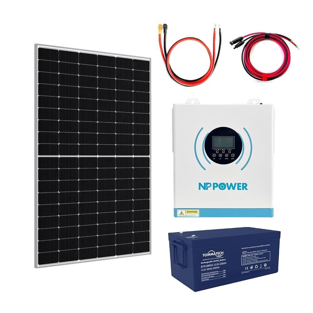 3.5 kW Akıllı İnverter 2.5 kW Lityum Bataryalı Solar Enerji Paketi