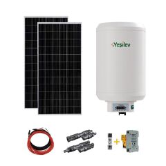 Yeşil Ev SOLAR Sunsyphon 80 Litre Hibrit Su Isıtıcı 2x395W Güneş Paneli ile Set
