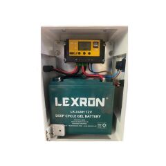 Taşınabilir Güneş Enerjili Güç Kaynağı 50w Güneş Paneli  24ah Akü Pano Paket