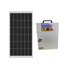 Taşınabilir Güneş Enerjili Güç Kaynağı 50w Güneş Paneli  24ah Akü Pano Paket