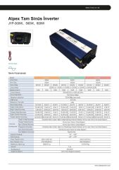 Alpex 500 Watt 12 Volt Tam Sinüs İnverter