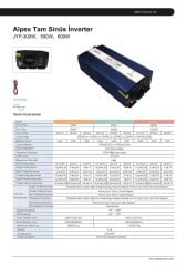 Alpex 500 Watt 12 Volt Tam Sinüs İnverter