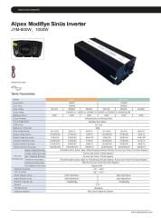 Alpex 1000W 24V Tam Sinüs İnverter