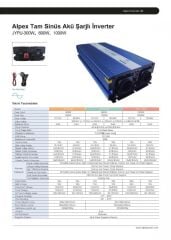 Alpex 500 Watt 12 Volt Ups (Şebeke Şarjlı) Tam Sinüs İnverter