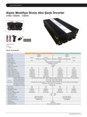 Alpex 1500 Watt 12 Volt UPS (Şebeke Şarjlı) Modifiye Sinüs İnverter
