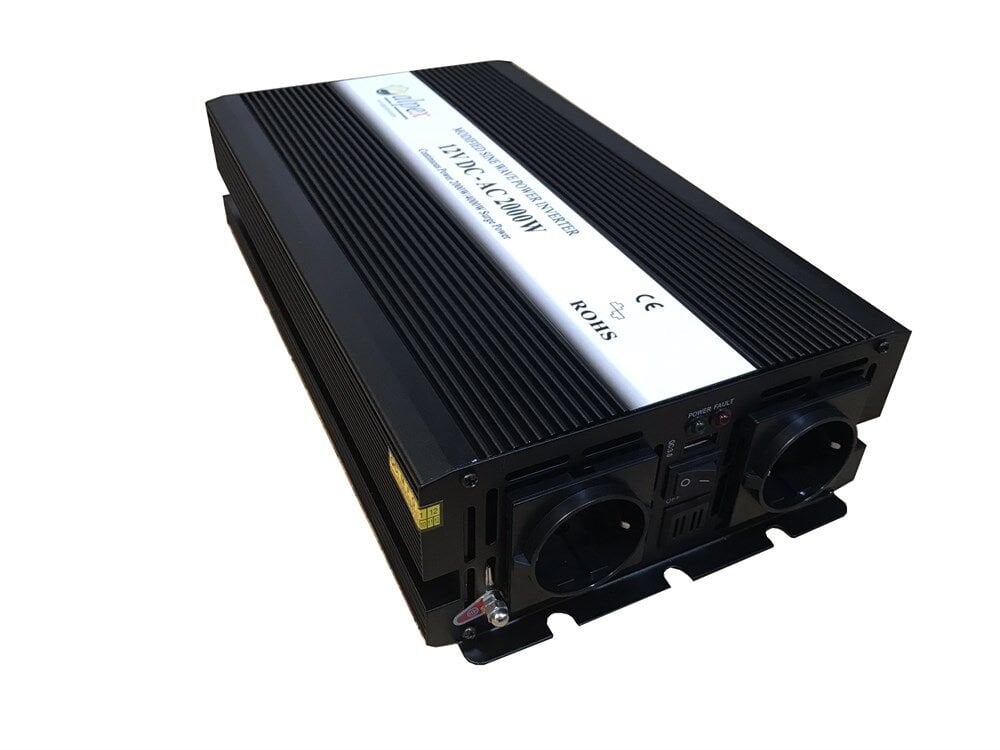 ALPEX 2000 W WATT INVERTER 12V / 220 VOLT INVERTER المعدل الجيبي العاكس