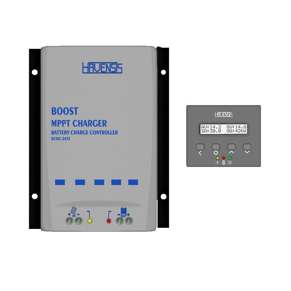 Havensis Boost Mppt Elektrikli Bisiklet Akü Için 24V, 36V, 48V, 60V, 72V 40A DC Solar Şarj Cihazı