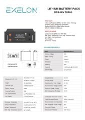 Exelon Ess 51.2V 100Ah Lityum Akü