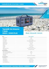 TommaTech Güç İstasyonu Paketi - 512Wh Taşınabilir Güç Kaynağı + 110Wp Flexible Güneş Paneli