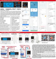 JIUJI Kaçak Akım Koruma Özellikli Voltaj Ve Akım Koruyucu Röle 63A Wifi Özellikli