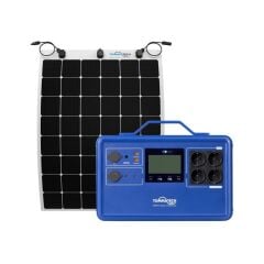 TommaTech Güç İstasyonu Paketi - 2240Wh Taşınabilir Güç Kaynağı + 170Wp Flexible Güneş Paneli