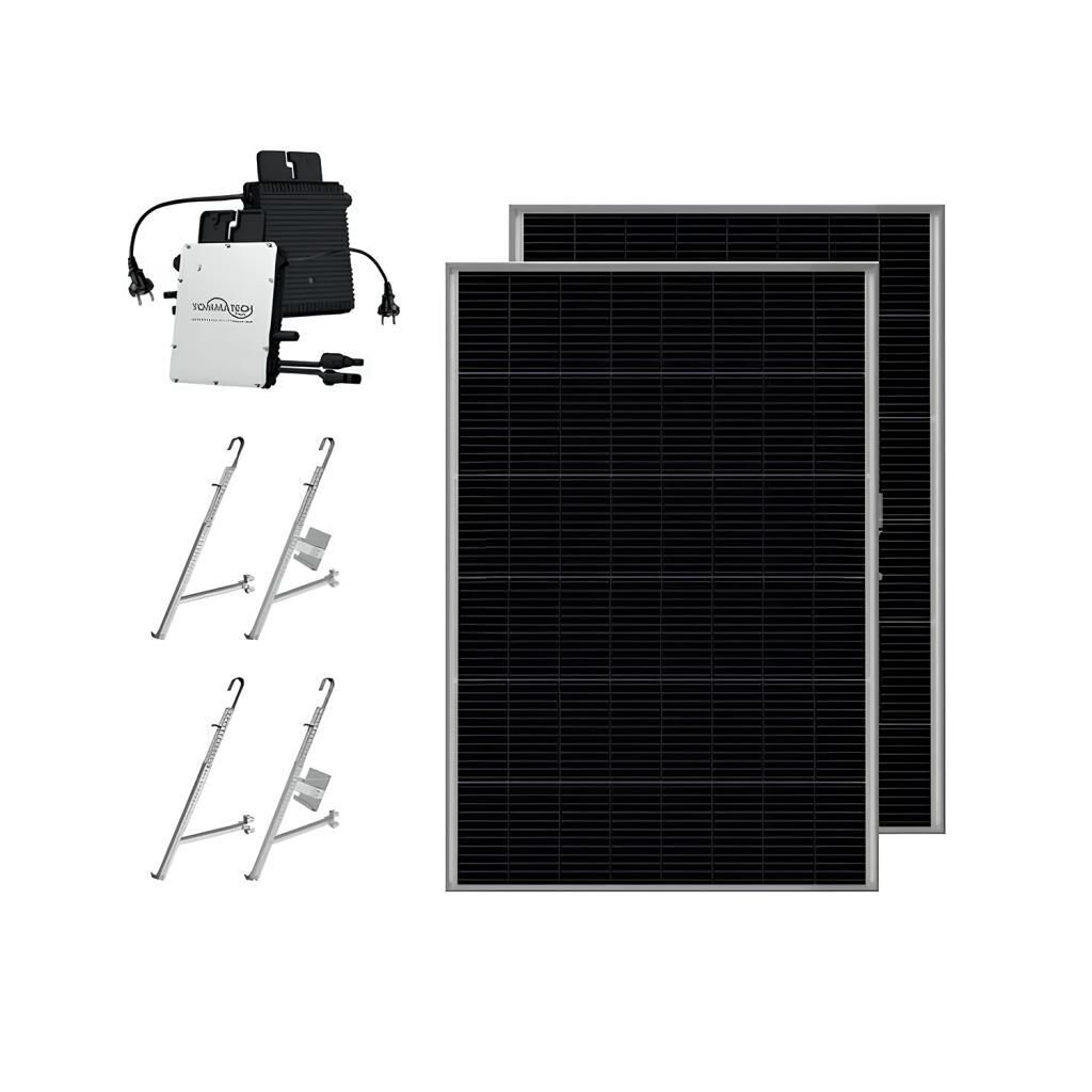 TommaTech 300We 2x240Wp Mikro İnverter Balkon Güneş Paneli Paketi