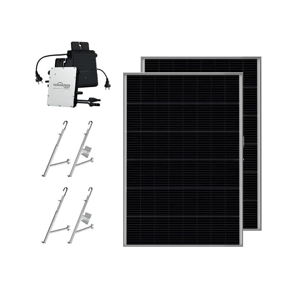 TommaTech 300We 2x240Wp Mikro İnverter Balkon Güneş Paneli Paketi