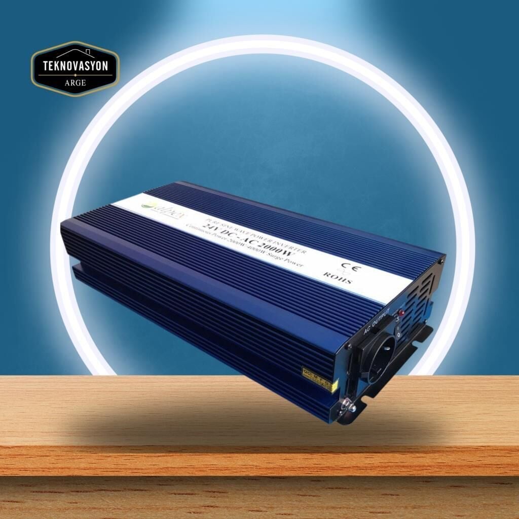 Alpex 2000 W WATT 24 V VOLT TAM SİNÜS İNVERTER ÇEVİRİCİ