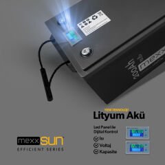 MEXXSUN Lityum Akü 12.8V 200Ah (LiFePo4) 2560Wh