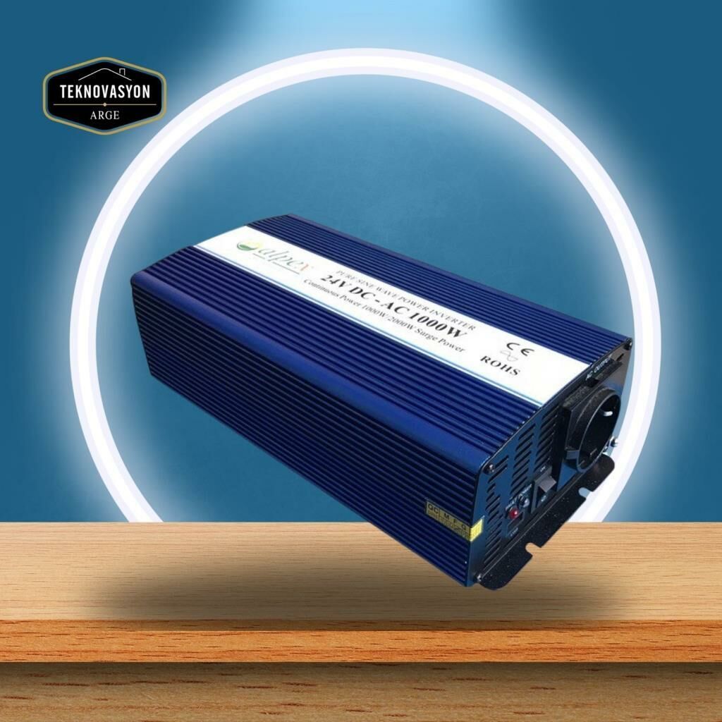 1000 Watt 24 Volt İnverter Tam Sinüs İnvertör