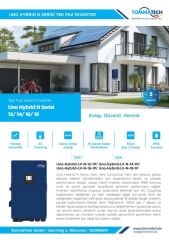 TommaTech Uno Hybrid N 16.0kW Tek Faz İnverter