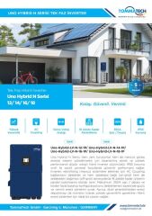 TommaTech Uno Hybrid N 16.0kW Tek Faz İnverter