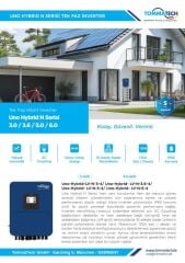 TommaTech Uno Hybrid N 6.0kW Tek Faz İnverter