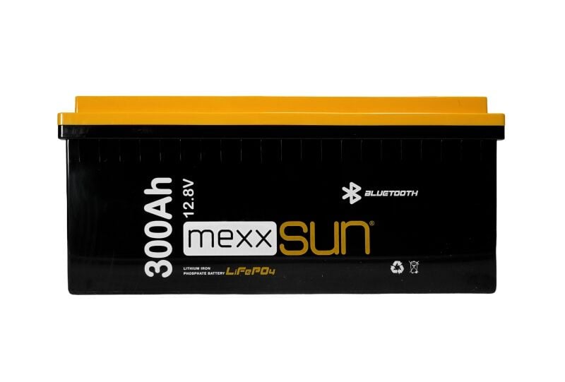 Mexxsun 3,84kWh Lityum Akü 12,8V 300Ah LiFePO4