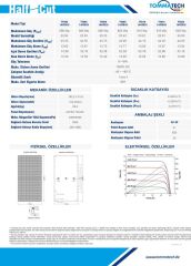 TommaTech 605Wp 144TN M10 Topcon Güneş Paneli