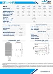TommaTech 605Wp 144TN M10 Topcon Güneş Paneli