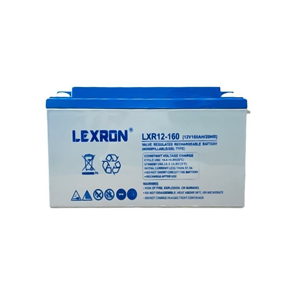 Lexron LXR160K Jel Akü 12V 160Ah 522x240x215MM