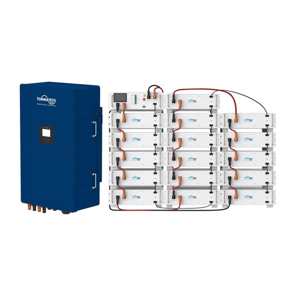 TommaTech Trio Hybrid M50W 61.44 kWh Enerji Depolama Sistemi Paketi