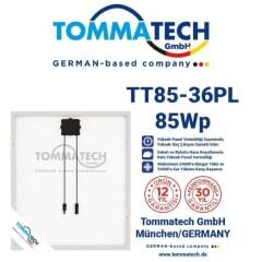 Tommatech 85 Watt Polikristal Solar Güneş Paneli