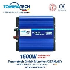 TommaTech 1500 Watt 12 Volt İnverter İnvertör