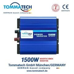 TommaTech 1500 Watt 12 Volt İnverter İnvertör