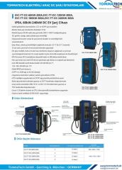TommaTech Ticari 60kW DC Elektrikli Araç Şarj Cihazı