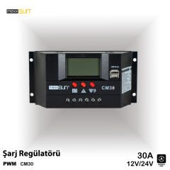 Mexxsun Cm3024z 30 Amper Solar Şarj Regülatörü 12/24