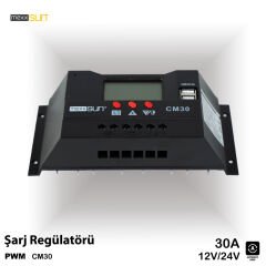Mexxsun Cm3024z 30 Amper Solar Şarj Regülatörü 12/24