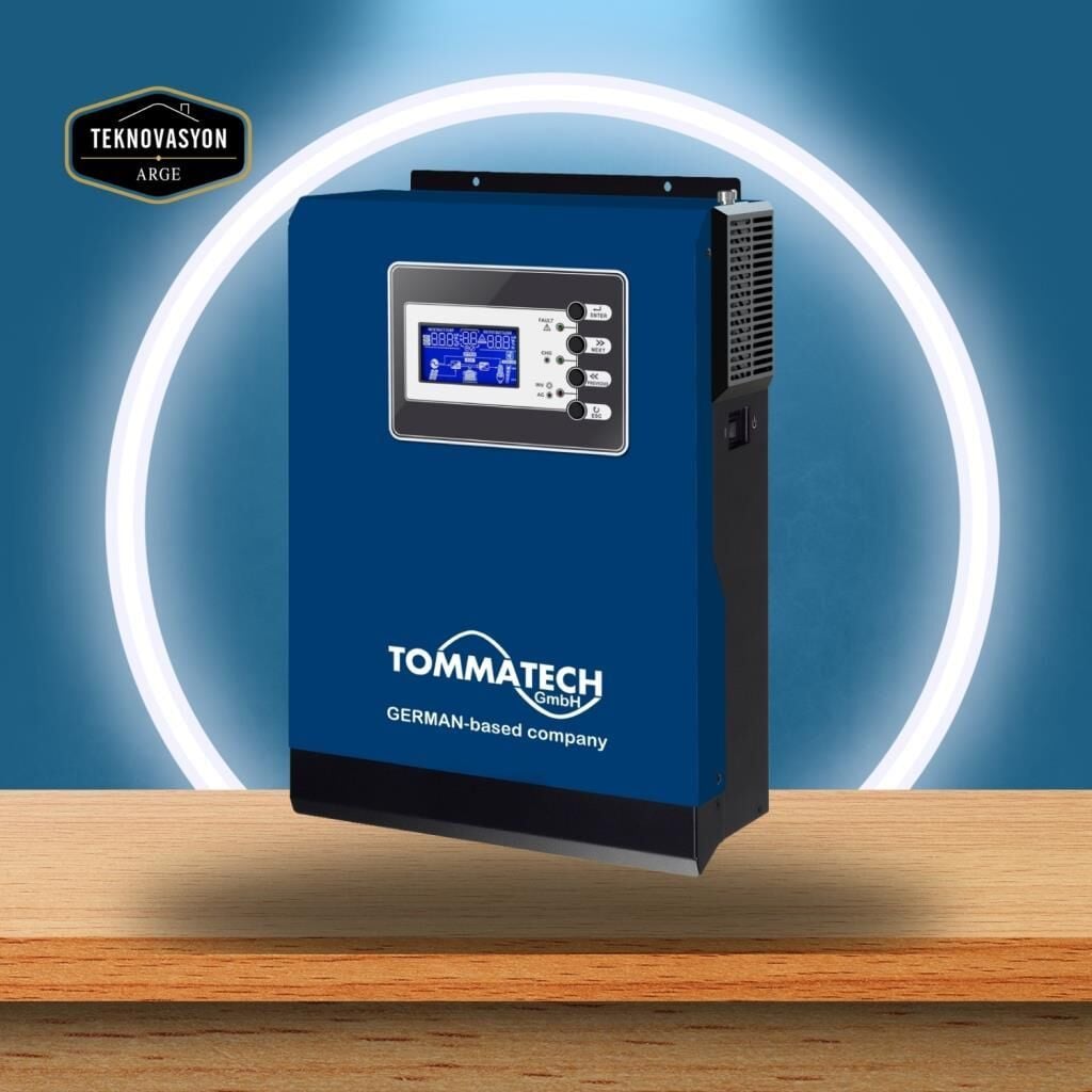 Tommatech 1KVA 12V 1000W WATT 220V Smart Full Sine Inverter Full Sine Intelligent Inverter