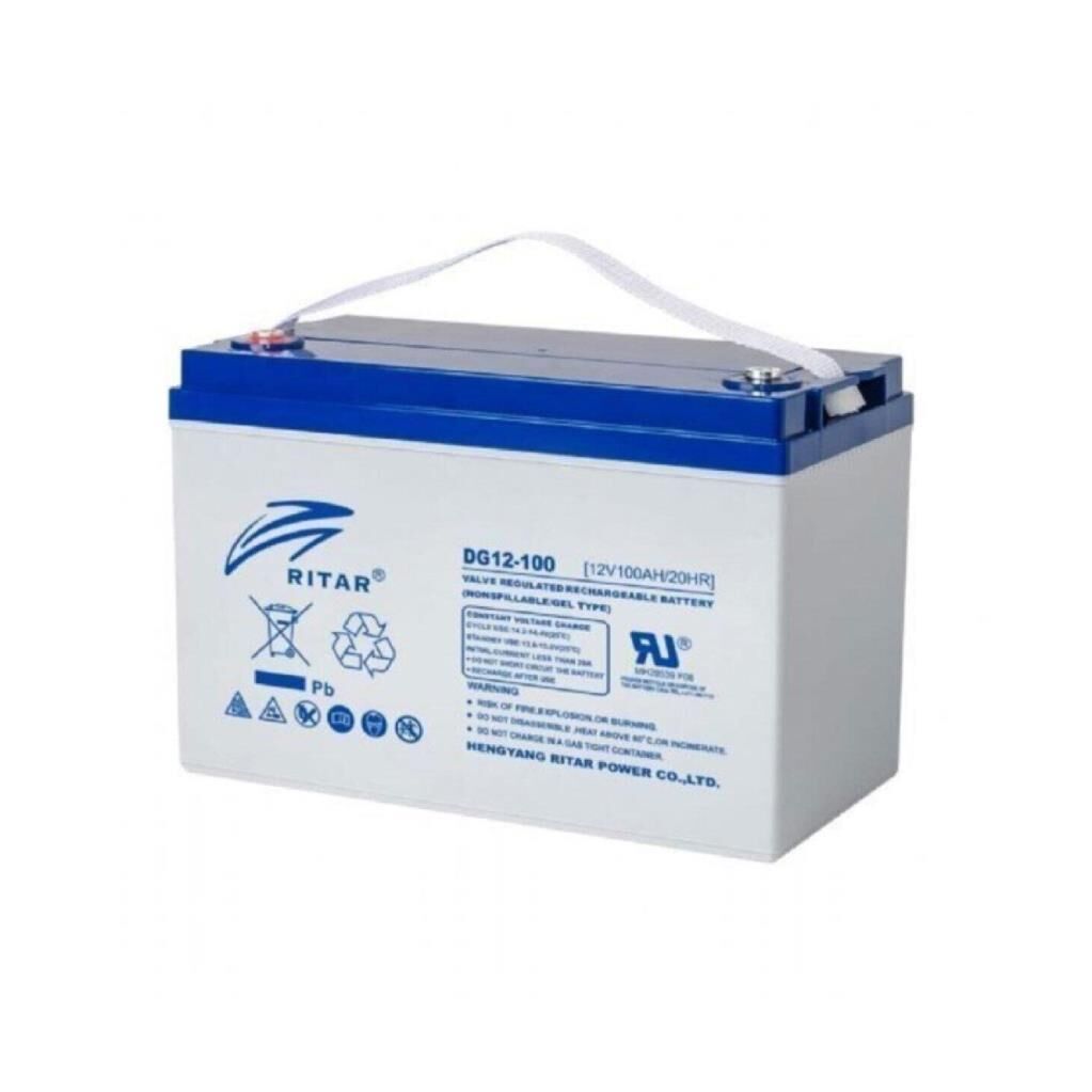 RITAR 12 VOLT 100 AMPER GEL BATTERY DEEP CYCLE DG12-100 DEEP CYCLE Gel Battery