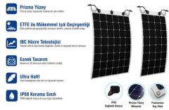 110 W Watt Esnek Flexible Güneş Paneli
