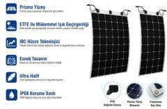 110 W Watt Esnek Flexible Güneş Paneli