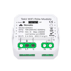 Novato Tuya Mini WiFi Tek Çıkışlı Akıllı Röle