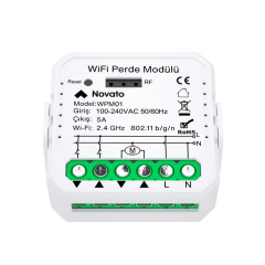 Novato Tuya Mini Akıllı Perde Panjur Kontrol Rölesi