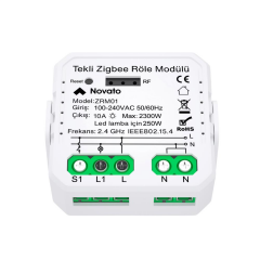 Novato Tuya Zigbee Tek Çıkışlı Akıllı Röle