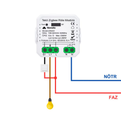 Novato Tuya Zigbee Tek Çıkışlı Akıllı Röle