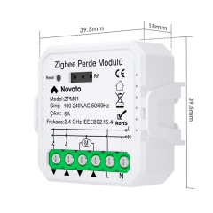 Novato Tuya Uyumlu Mini Zigbee Akıllı Perde Panjur Kontrol Rölesi