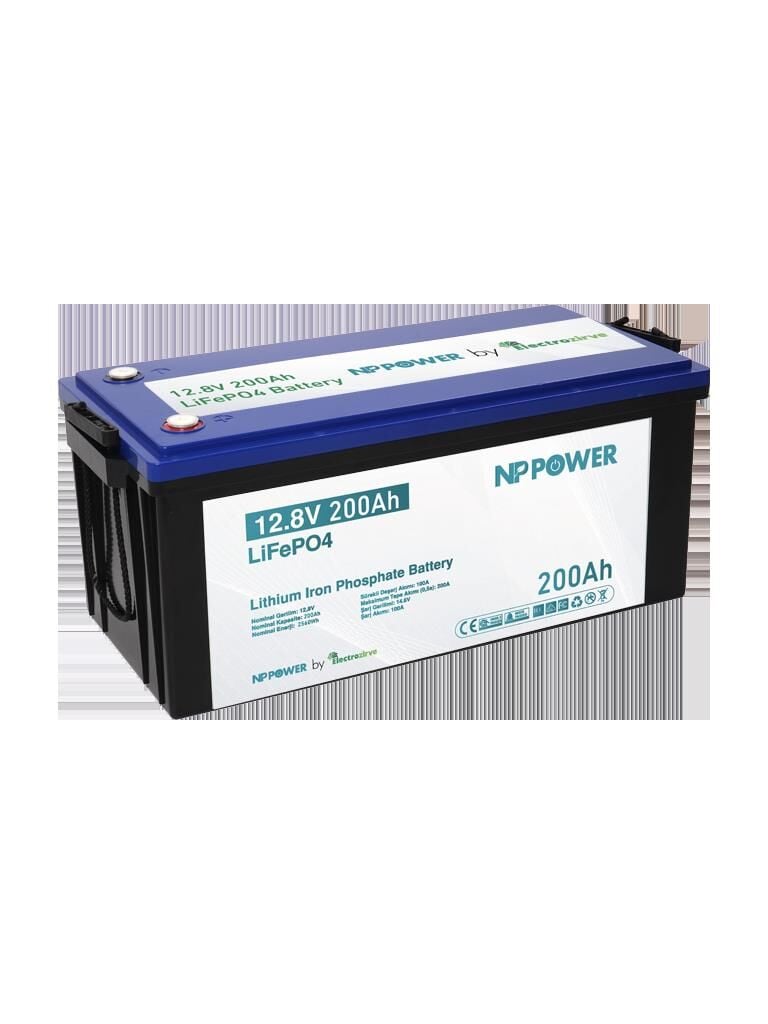 NPP-YRO-BOX NP Power 12.8V 200Ah Lityum (LiFePO4) Batarya