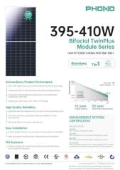 Smart Phono Solar 410 W 144 Hücreli Half Cut Monokristal Güneş Paneli