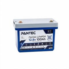 Pantec 12.8V 100Ah 1.28kWh LiFePO4 Lityum Akü