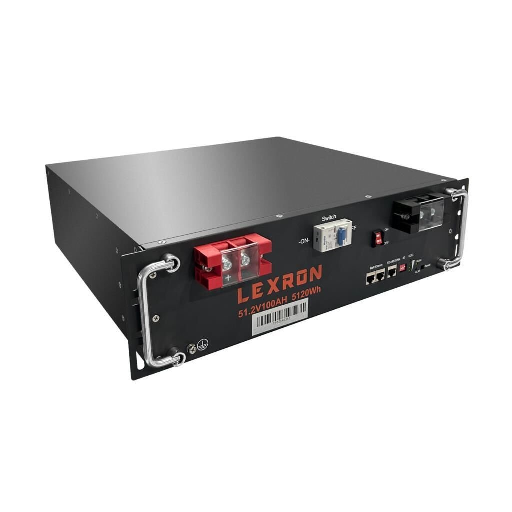 Lexron 51.2V 100Ah Lityum Akü (Kaset Tipi)