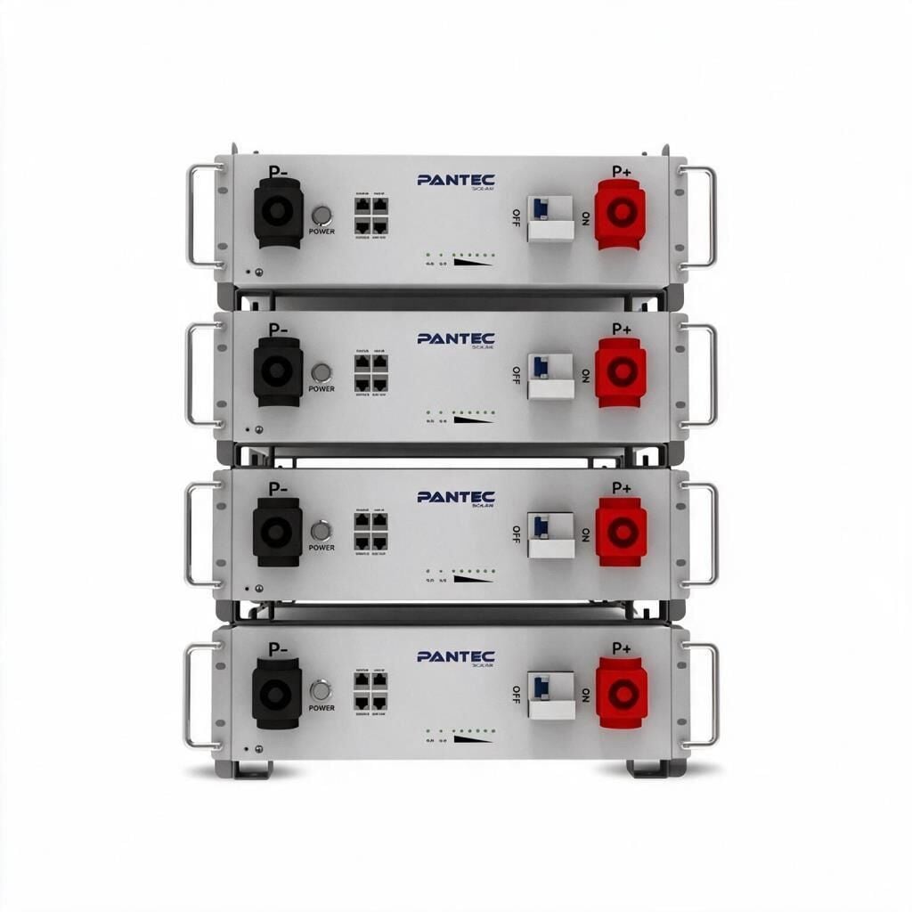 Pantec 51.2V 100Ah 5.12kWh LiFePO4 Lityum Akü