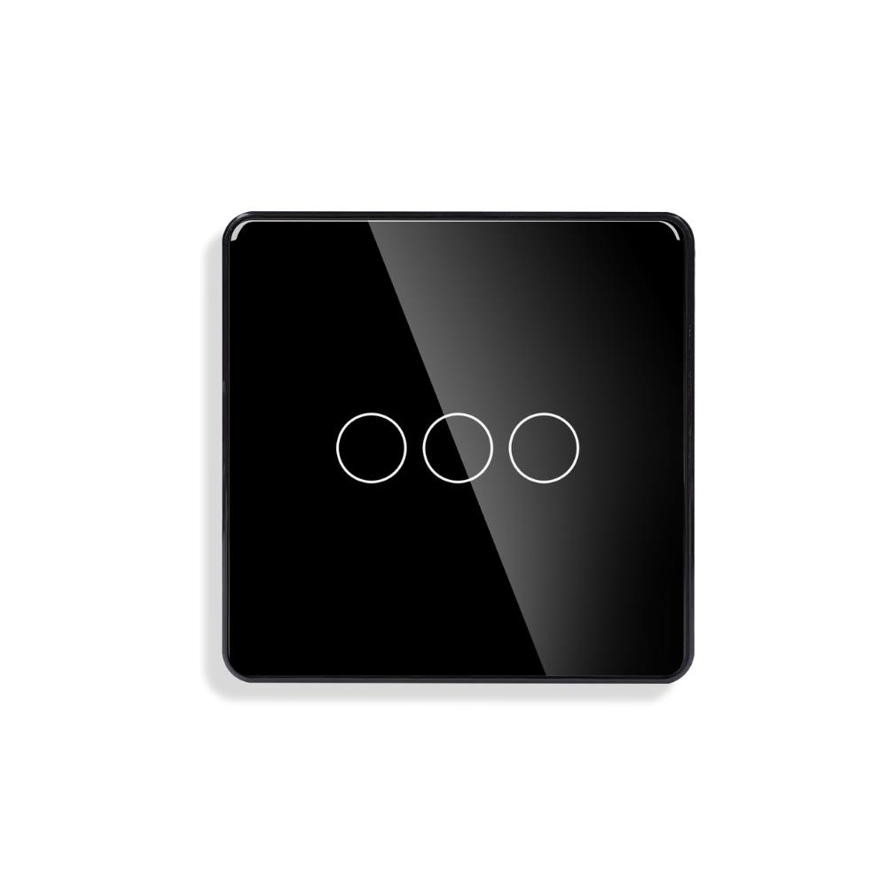 Novato Zigbee Üçlü Dokunmatik Akıllı Duvar Anahtarı