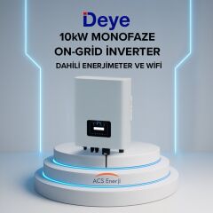 DEYE 10KW ON-GRİD MONOFAZE İNVERTER SUN-10K-G02